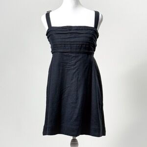 Abercrombie & Fitch Black Pleated Mini Dress